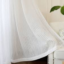 Check spelling or type a new query. Sheer Curtain Scandinavian Striped White Cotton Voile Curtain Voila Voile