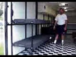 Convertible bunk beds allow you to change a living room into a bedroom thanks to an invisible device, not noticeable and very easy to use. Newhouse Rv Upholstery Bunk Bed Demonstration Youtube