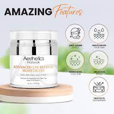 I love what they do for their students as well as the customers. Amazon Com Aesthetics Naturals Retinol Cream Anti Aging Face Neck Moisturizer With 2 5 Retinol Vitamin E Green Tea Hyaluronic Acid Organic Jojoba Oil Shea Butter Day Night Anti Wrinkle Cream 1 7oz