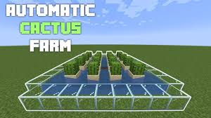 Hey guys just a simple video on how to make an automatic cactus farm in minecraft pe. Minecraft Automatic Cactus Farm Tutorial Youtube
