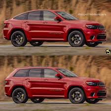 Grand cherokee wk cherokee zum kleinen preis hier bestellen. Jeep Grand Cherokee Trackhawk Coupe Rendered As America S Answer To Bmw S X6 M Autoevolution