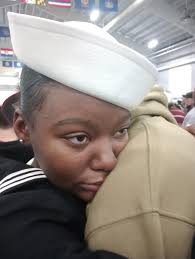 Navy cadet becomes sailor at basic training
