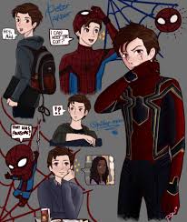 Some Mcu Peter Parker Spider Man Drawings I Made Weeks Ago Spiderman Cute Marvel Marvel Spiderman