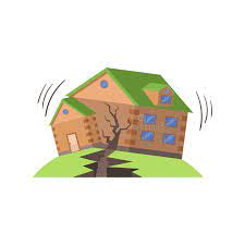 Browse 69 earthquake cartoon stock photos and images available or start a new search to explore more stock photos and images. Huse In Earthquake Natural Forces Threat Stock Vector Illustration Of Force Property 75672399