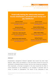 ︎ katas credit leasing bhd. Pdf Empirically Testing The Relationship Between Income Distribution Perceived Value Of Money And Pay Satisfaction