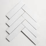 Cle tile in weathered white with matching grout. Cle Basics Modern Farmhouse Brick White Matte Rectangle 2 1 2 X9 1 2 X3 8 In 2021 Wall Tiles Design Glazed Brick Modern Farmhouse