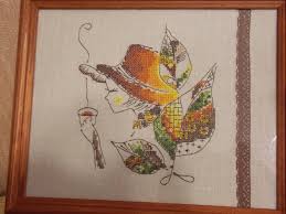 Download and print any pdf cross stitch design for free from the list below to make your own inspirational. Autumn Tea Fairy Cross Stitch Free Embroidery Framed Cross Stitch Embroidered Designs Machine Embroidery Community