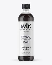 Pet Black Water Bottle With Paper Label Mockup In Bottle Mockups On Yellow Images Object Mockups In 2020 Black Water Bottles Mockup Free Psd Bottle Mockup