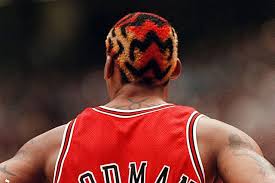 With the neon cheetah print hair? The Last Dance Night Two Explored The Bad Boys Rivalry And Dennis Rodman S Greatness Phillyvoice