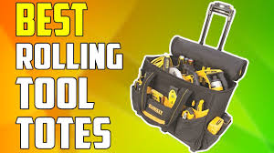 Dewalt tstak bottom large pro open mouth tote bag 18 hand power tool toolbag. Best Rolling Tool Totes Top 4 Best Rolling Tool Tote In 2019 Youtube