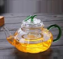China Factoy Supplier Classic Pyrex Tea Maker High Borosilicate Clear Glass  Kettle Teapot