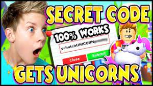 Use this code to earn 70 free bucks; This Secret Code Gets You A Unicorn Every Time In Adopt Me 100 Works Prezley Youtube