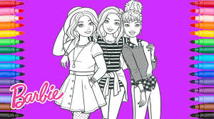 You will find and download 300+ printable barbie adventures pictures there. Coloring Barbie And Friends Barbie Fashionista Barbie Coloring Pages Youtube