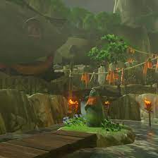 Botw Kakariko Village Statue In 2021 Zelda Breath Of Wild Breath Of The Wild Legend Of Zelda