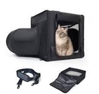 Amazon.com: Transportador de viaje para gatos con caja de ...