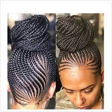 Once your hair is braided, you can create a simple updo by twisting the hair into a large side bun. Cornrows Wig Cornrow Wigs Braided Wig Box Braids Wig Knotless Braids Passion Twists Micro Senegalese Faux Locs Dreadlocks Human Hair Lace In 2021 Cornrow Updo Hairstyles African Braids Hairstyles Cornrow Hairstyles