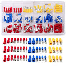 Use these, and you should never go wrong. Crimp Connectors Seiwei 120pcs Assorted Insulated Terminal Kit Electrical Crimp Terminals Wire Connector Walmart Canada