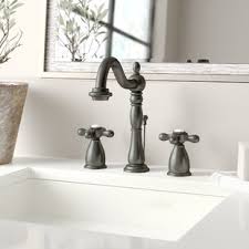 Bathroom basin faucet vanity sink mixer tap brushed nickel single hole mixer tap. Farmhouse Rustic Bathroom Sink Faucets Birch Lane