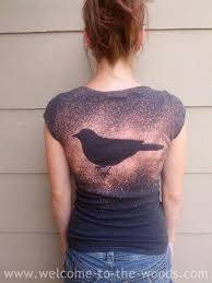 Water will reactivate the bleach and your bleach shirt design will be ruined! Design Your Own T Shirt With Bleach