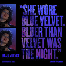 35 blue velvet famous quotes: Blue Velvet If You Only Know This Quote Because Of Lana Del Rey You Have Some Homework To Do Go Watch Bluevelvet Facebook