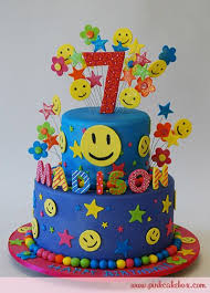 Birthday Cake Happy Birthday Emoji Copy And Paste Smiley 7th Birthday Cake Birthday Cakes Emoji Birthday Cake 7th Birthday Cakes Kids Cake