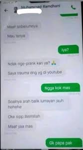 Link video akan dikirim lewat no. Tukang Ojol Yang Kena Prank Home Facebook