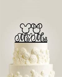 This Unique Beautiful Wedding Cake Topper Is Ideal For The Disney Land Loving Couple Featu Disney Wedding Cake Toppers Disney Wedding Cake Disney Cake Toppers