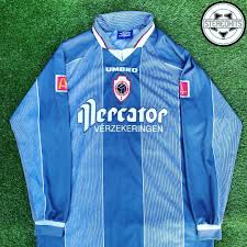 🔴𝐋𝐈𝐕𝐄 royal antwerp fc vs. Royal Antwerp Football Club Away Football Shirt 1995 1996 Sponsored By Mercator