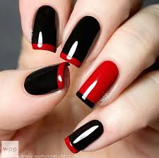 Thin and neat black lines will make your nails appear. 51 Cool French Tip Nail Designs Page 2 Of 5 Stayglam