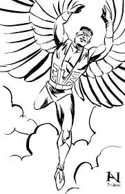 The marvel universe is so vast and always exciting, you never know what's going to happen next! The Falcon Marvel Coloring Page Falcon Marvel Marvel Coloring Coloring Pages