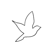 Put a rectangle at the bottom, just barely overlapping the lower edge as seen. Simple Easy Bird Silhouette Bird Wallpaper