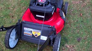 A yard machine lawn tractor is set apart, with its shift on the go transmission that works hard so you won't have to. Cold Start The 2013 Mtd Yard Machines Push Mower Youtube