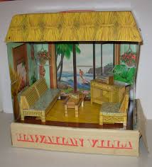 Vintage 1976 Hawaiian Villa By Empire Toys Fits Barbie And Other Dolls Vintage Barbie Dolls Hawaiian Doll Family