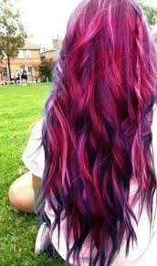 Very red pink purple hair top up with bond fusion keune sort part ombre and part color melt music by : Xlauraah Redpurplehair 15 Gorgeous Ombre Hair Color Ideas 2017
