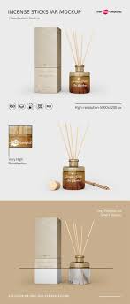 32+ box mockup free psd templates for design inspiration: Free Incense Sticks Jar Mockup In Psd Free Psd Templates