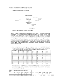Maybe you would like to learn more about one of these? Contoh Soal Quality Control