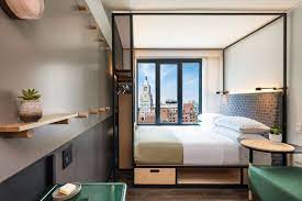 Boutique East Village Hotel Moxy Nyc East Village East Village Hotel Hotels Room Classic Dining Room