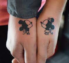 We Are In Love With These Disney Themed Couple Tattoos Best Couple Tattoos Disney Couple Tattoos Couples Tattoo Designs