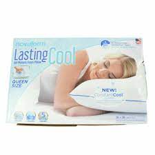 Novaform Lastingcool Gel Memory Foam Pillow For Sale Online Ebay
