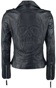 All Over The Road Fitted Biker Jacket Leather Jacket Real Leather Jacket