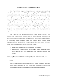 Jean piaget terkenal dengan teori kognitifnya yang berpengaruh penting terhadap perkembangan konsep kecerdasan. Pdf 7 Teori Perkembangan Kognitif Dari Jean Piaget Rendi Atmaja Academia Edu