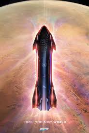Poster Of Spacex Starship Entering Mars Atmosphere By Gravitation Innovation Spacex Starship Spacex Starship