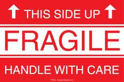 Includes additional handle with care text to reinforce that it's a delicate item. Fragile Glass Labels Transportlabels Com
