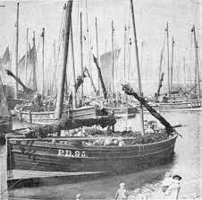 The 1st Boat Of The Zulu Design The Nonesuch Was Built At Lossiemouth In 1879 Boat Vintage Fishing Lures Fishing Gaff