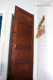 Refinishing An Old Door For My New Guest Bedroom And Library Old Wooden Doors Old Wood Doors How To Antique Wood