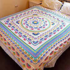 The blanket is an enticing ad you will admire the lacy edge finish after sewing the granny squares together. Ravelry Carnival Of Flowers Cal Pattern By Buttonnose Crochet