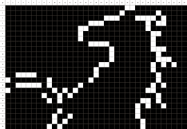 Pixel art is so hard 😫 i can't seem to make it look good. Cheval Pixel Art