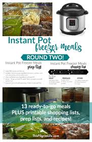 Once you go instant pot, there's just no going back, is there? Instant Pot Freezer Meals Round Two This Pilgrim Life