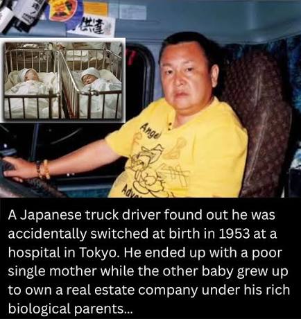 In 1953, two baby boys in a Tokyo hospital were born just 13 minutes apart  — and a single mistake changed both of their lives forever. One newborn was  sent home with
