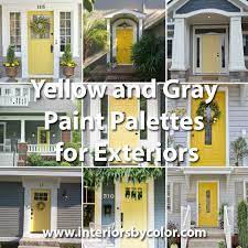 One saturday morning, we made one of our frequent trips to home depot. Yellow And Gray Design With Paint For The Exterior Of Your Home